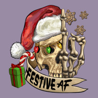 Festive Af Christmas Skull Classic Tee | Teevron