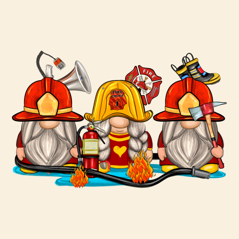 Firefighter Gnomes Vintage Hoodie by Zillion Design Studio | Teevron