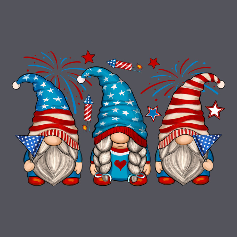 Fourth Of July Gnomes Vintage Hoodie by Zillion Design Studio | Teevron