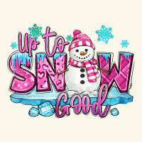 Up To Snow Good Pink Christmas Winter Snowman Premium Hoodie | Teevron