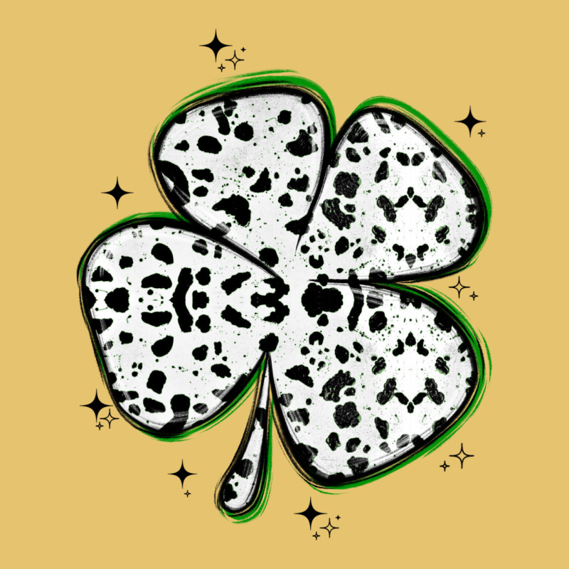 Four Leaf Clover Dalmatian Print Grunge Premium Sweatshirt by MaliasSmallBusiness | Teevron
