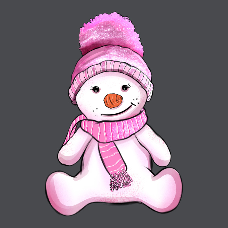 Winter Pink Snowman And Hat Zipper Hoodie by AdoDesignShop | Teevron