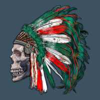 Mexican Indian Headdress With Skull Urban Heavy Tee | Teevron