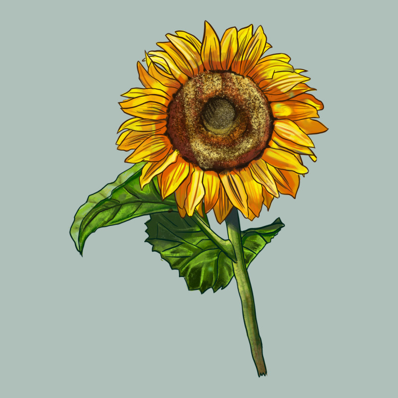 Mammoth Sunflower Heavyweight Hoodie by LillyAllenDesigns | Teevron