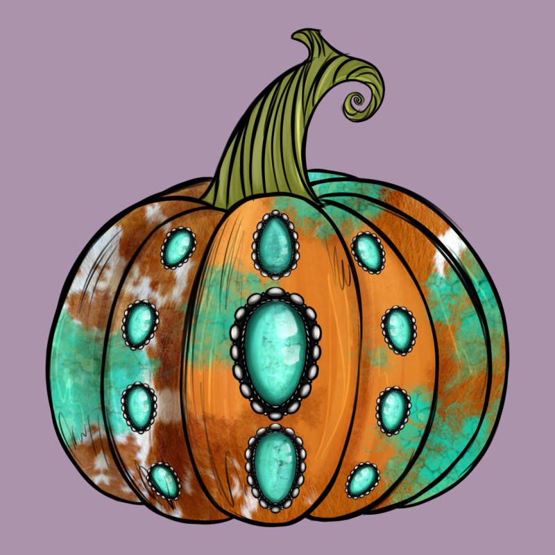 Western Cowhide Turquoise Pumpkin Heavyweight Hoodie by Jasminsmagicworld | Teevron
