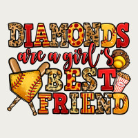 Diamonds Are A Girl's Best Friend Softball Zipper Hoodie | Teevron