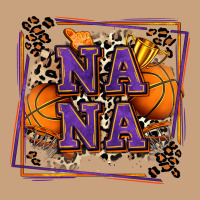 Basketball Nana With Leopard Vintage Tee | Teevron