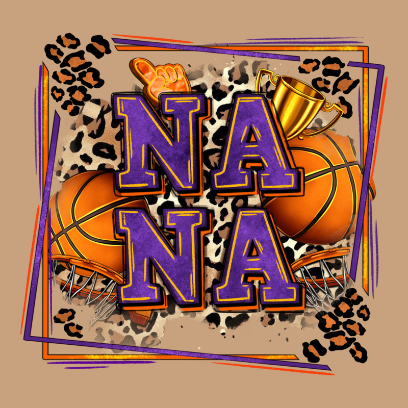 Basketball Nana With Leopard Vintage Tee by Zillion Design Studio | Teevron