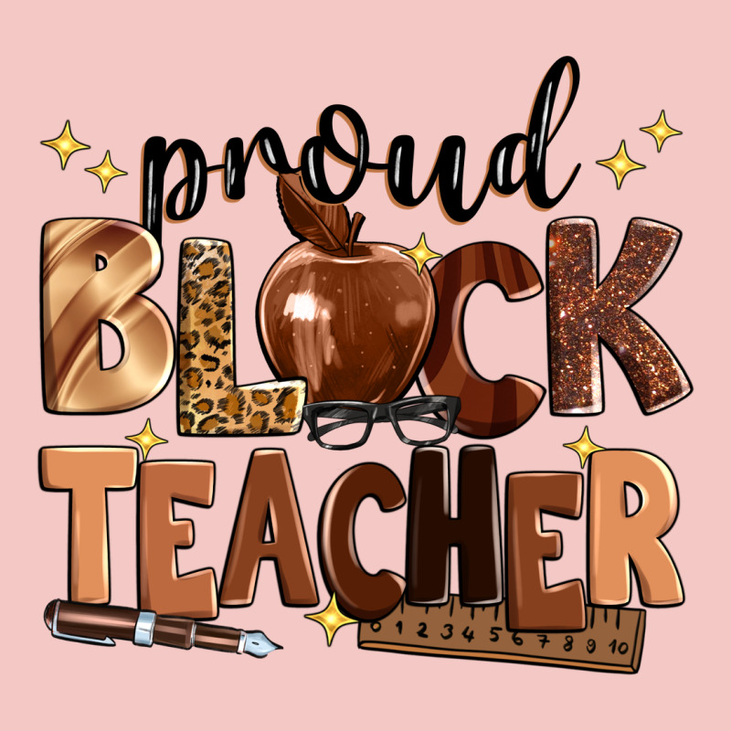 Proud Black Teacher Urban Heavy Tee by Zillion Design Studio | Teevron