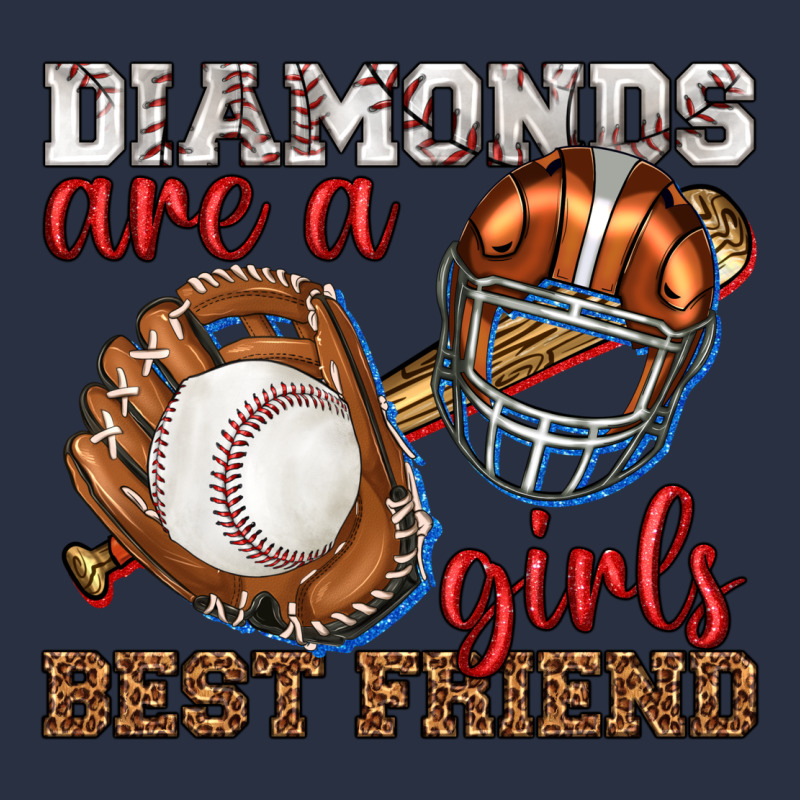 Diamonds Are A Girls Best Friend Baseball Heavyweight Sweatshirt by texasbilliewilder | Teevron
