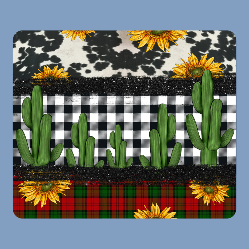 Cowhide Cacti Sunflowers Christmas Mousepad Urban Hoodie by Jasminsmagicworld | Teevron