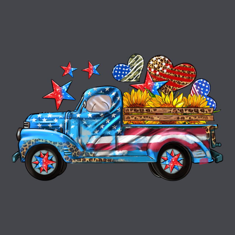 American Truck And Flag With Stars Classic Tee by HRA Design Shop | Teevron