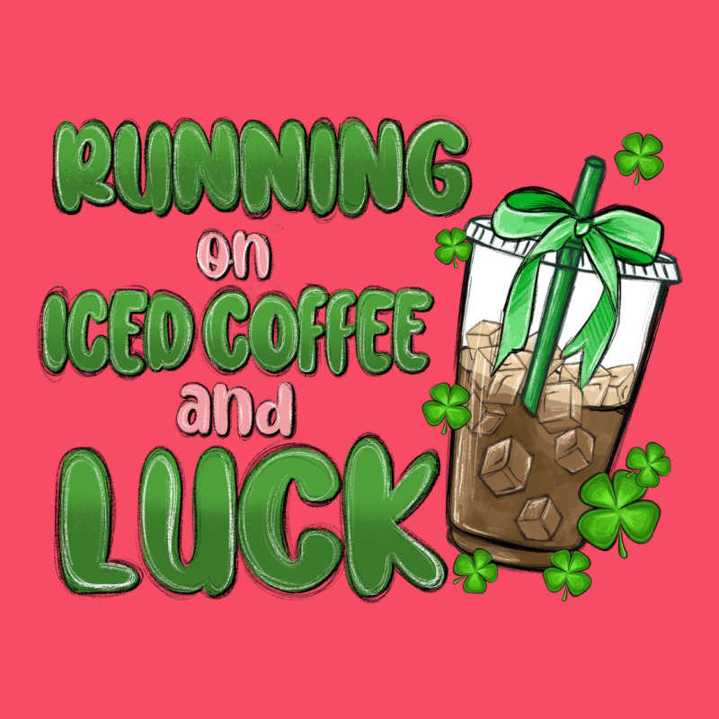 Iced Coffee And Luck Premium Sweatshirt by MaliasSmallBusiness | Teevron