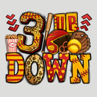 Three Up Three Down Softball Zipper Hoodie | Teevron
