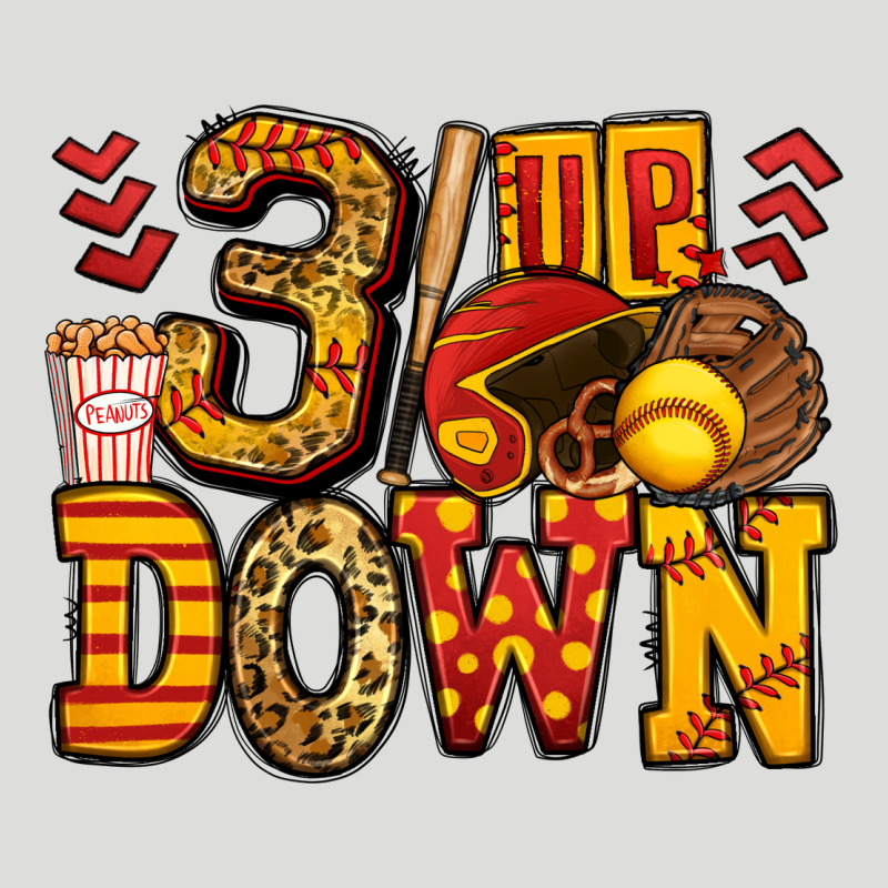 Three Up Three Down Softball Zipper Hoodie by Jasminsmagicworld | Teevron
