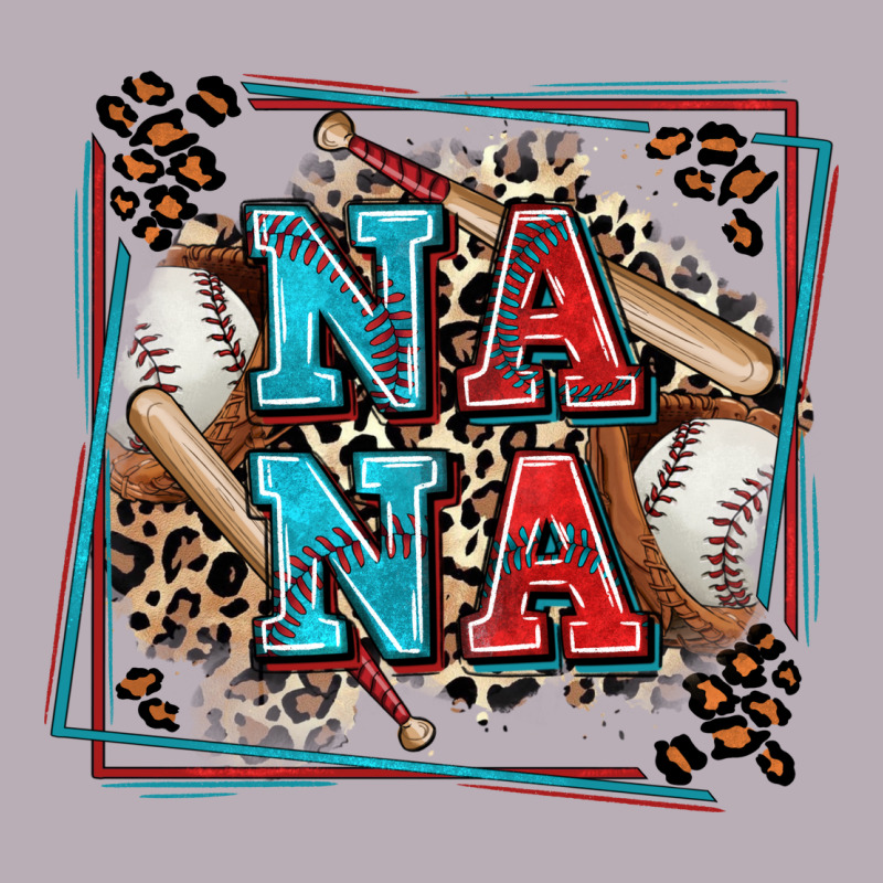 Baseball Nana With Leopard Vintage Tee by Zillion Design Studio | Teevron