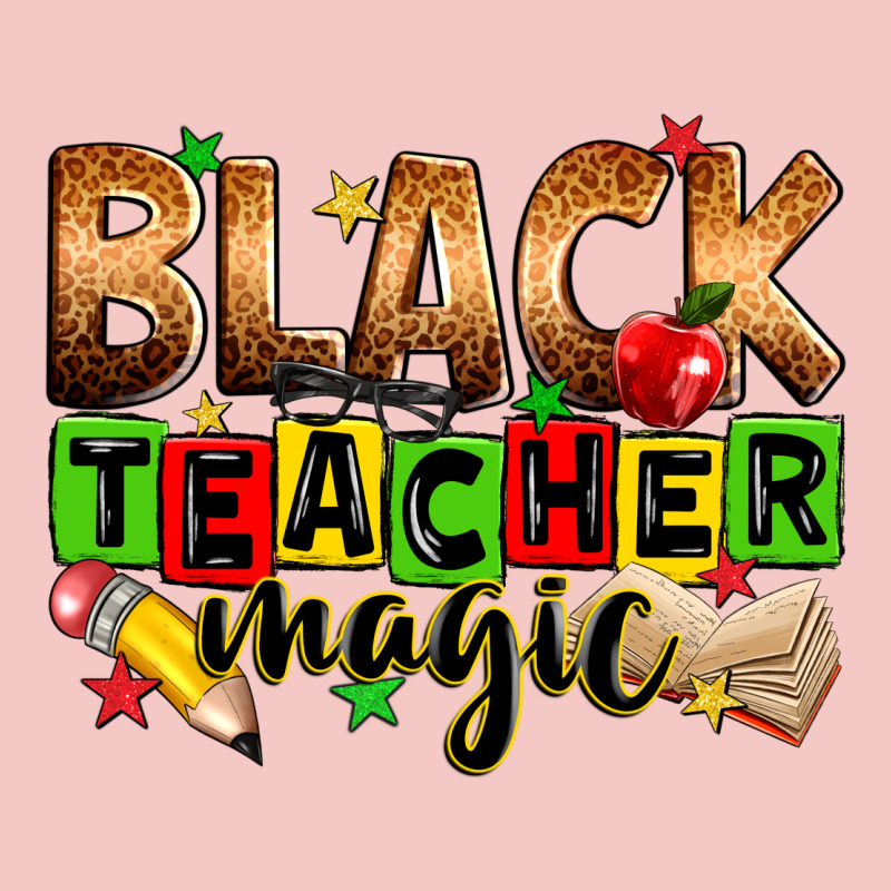 Black Teacher Magic Urban Heavy Tee by Zillion Design Studio | Teevron