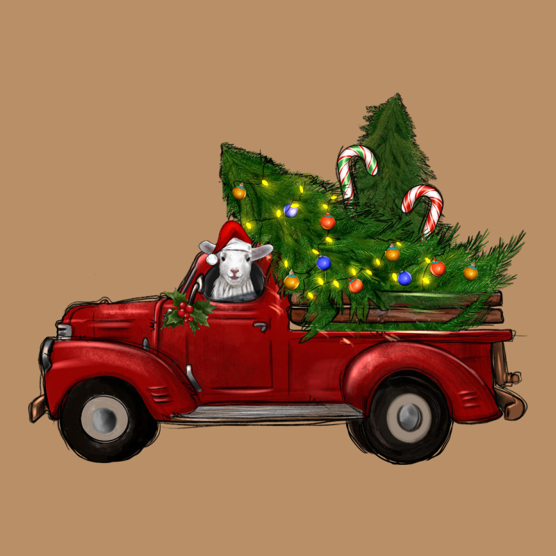 Christmas Farm Truck With Baby Sheep Vintage Hoodie by RanaPortraitStore | Teevron