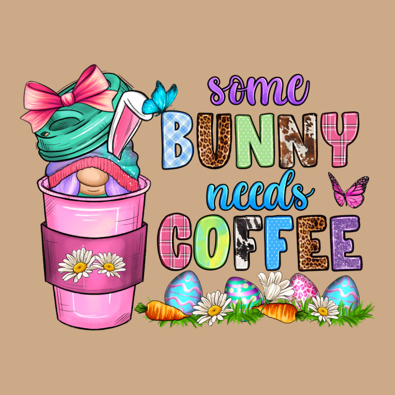 Some Bunny Needs Coffee With Gnomes Vintage Hoodie by Zillion Design Studio | Teevron