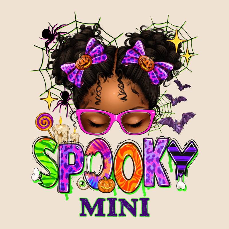 Spooky Mini Halloween Messy Bun Urban Heavy Tee by texasbilliewilder | Teevron