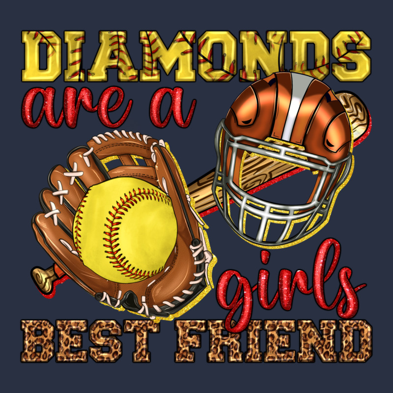 Diamonds Are A Girls Best Friend Softball Heavyweight Sweatshirt by texasbilliewilder | Teevron