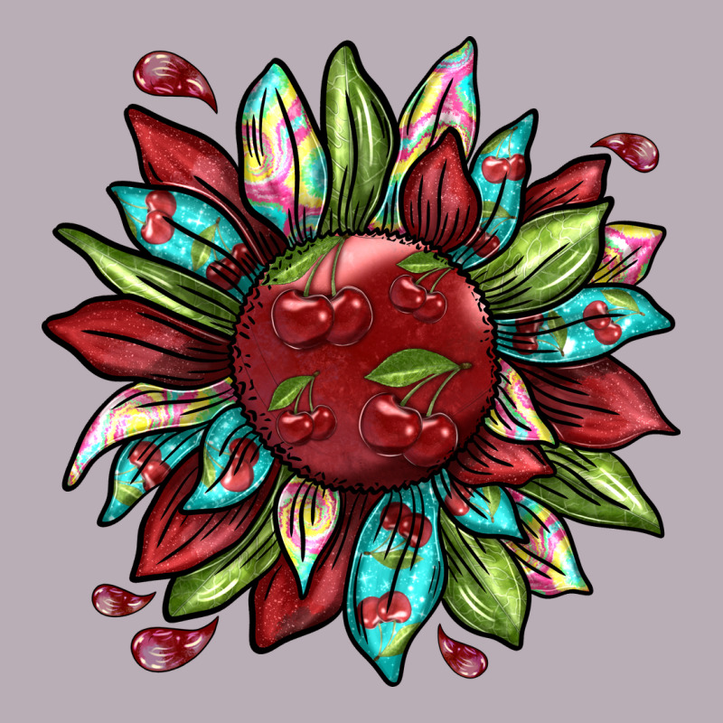 Cherry Sunflower Vintage Tee by texasbilliewilder | Teevron