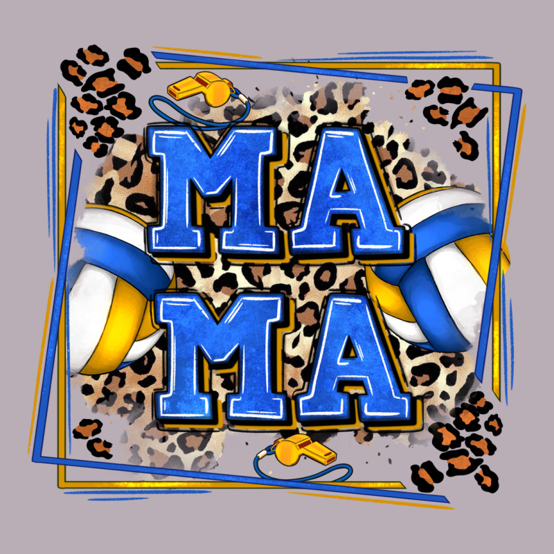 Volleyball Mama With Leopard Vintage Tee by Zillion Design Studio | Teevron