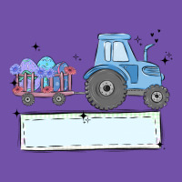 Easter Tractor Boy Premium Sweatshirt | Teevron