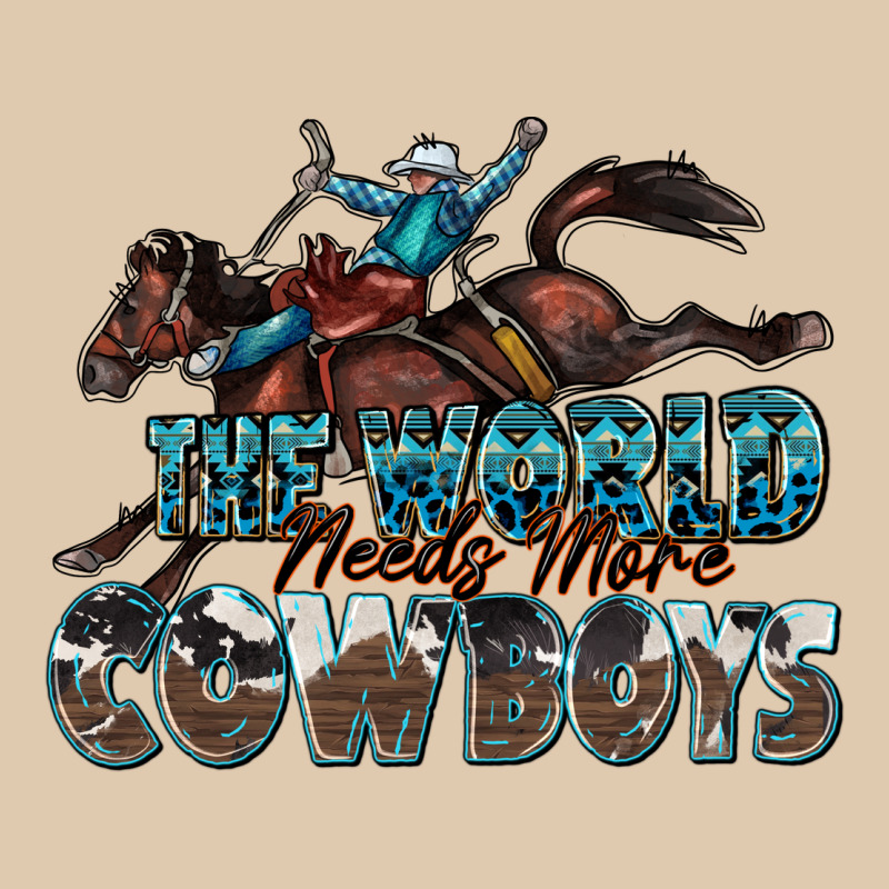 The World Needs More Cowboys Heavyweight Sweatshirt by Zillion Design Studio | Teevron