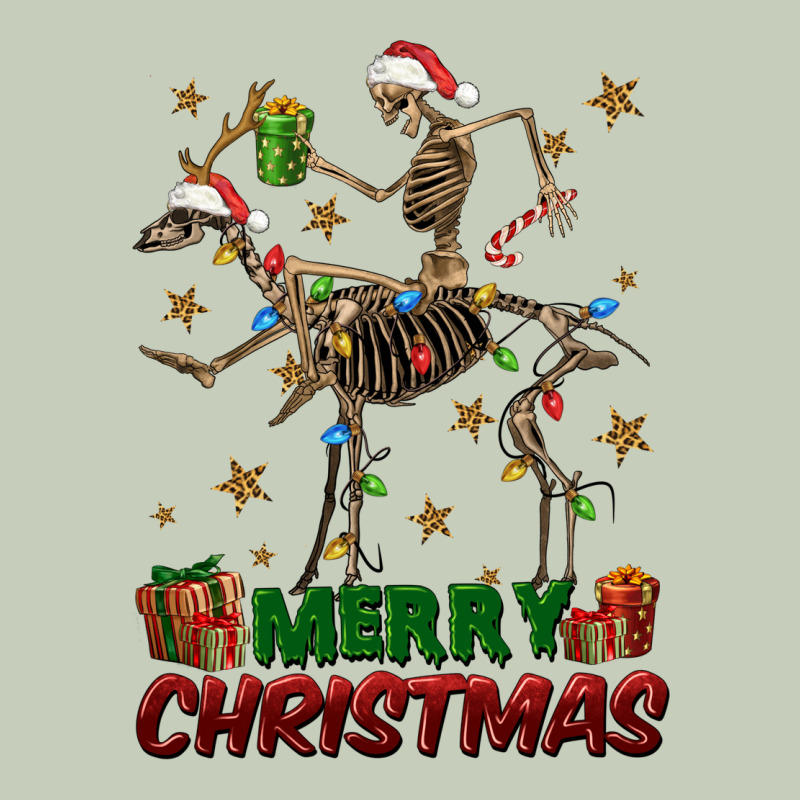 Merry Christmas Deer Skeleton Long Sleeve Tee by FaDigitalArtStudio | Teevron