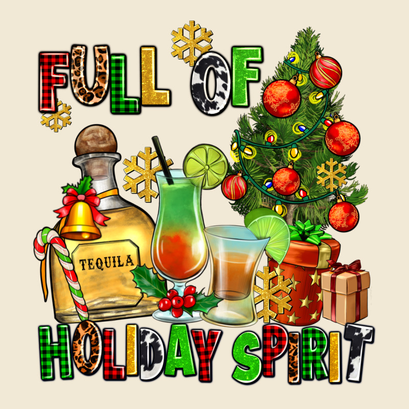 Full Of Holiday Spirit Ladies Tee by AdoDesignShop | Teevron