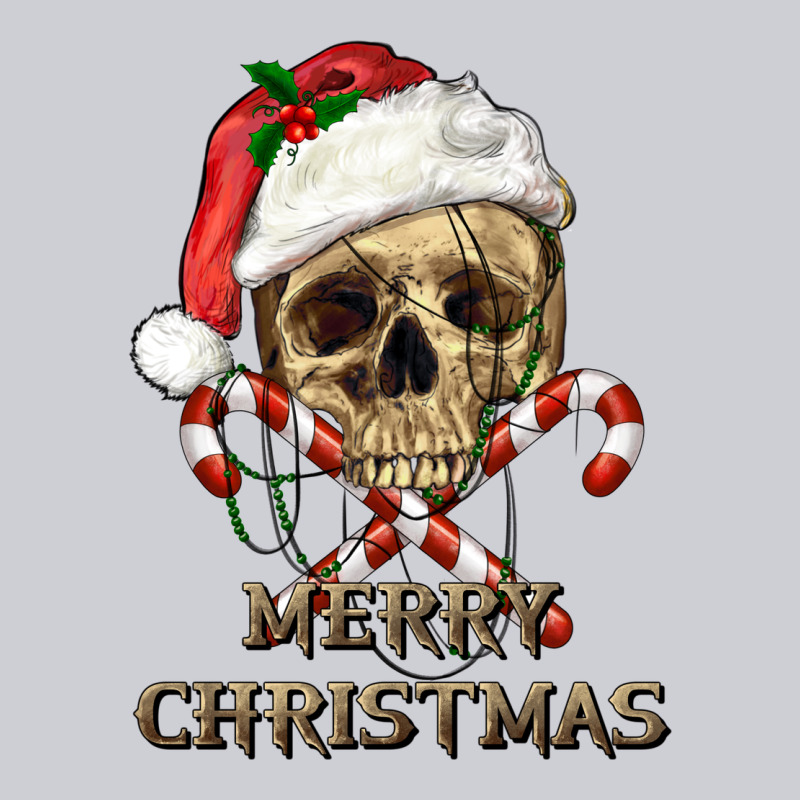 Merry Christmas Skull Heavyweight Sweatshirt by RanaPortraitStore | Teevron