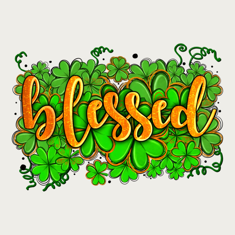 Blessed With  Shamrocks Zipper Hoodie by AdoDesignShop | Teevron