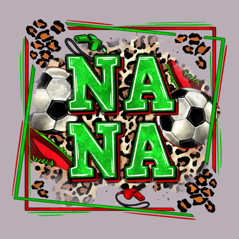 Soccer Nana With Leopard Vintage Tee by Zillion Design Studio | Teevron