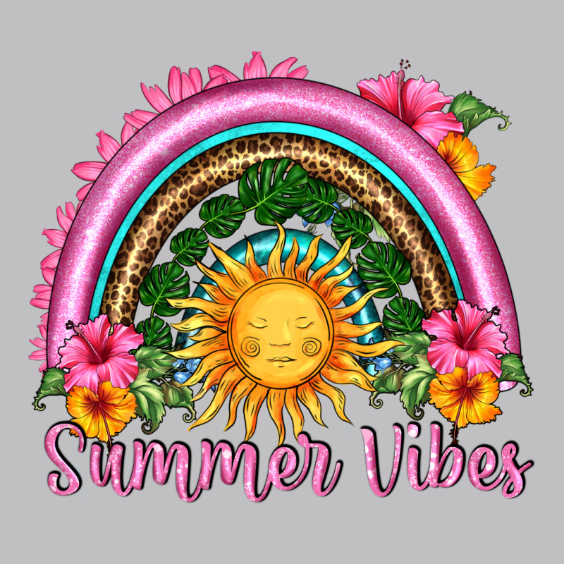 Summer Vibes  Rainbow Long Sleeve Tee by HRA Design Shop | Teevron
