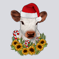 Calf Sunflower Christmas Zipper Hoodie | Teevron