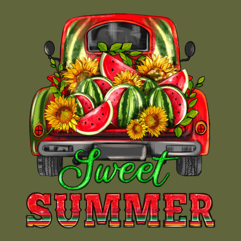 Sweet Summer Watermelon And Truck Classic Tee by HRA Design Shop | Teevron