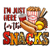 i'm just here for the snacks softball | Teevron