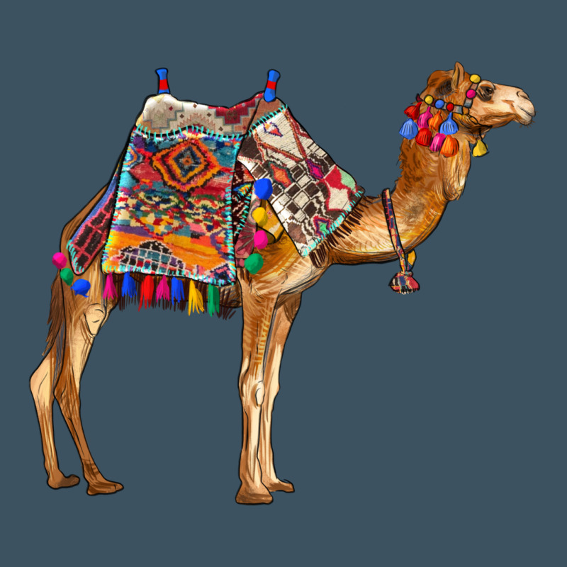 Camel With Colorful Saddle Urban Hoodie by BarkalooDesign | Teevron