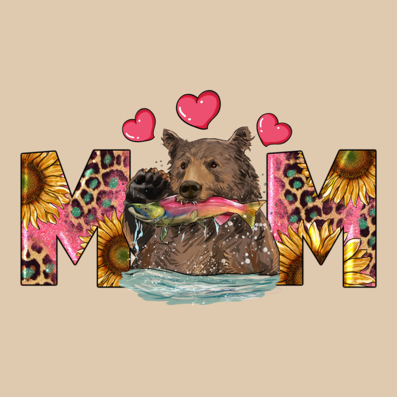 Mom Bear With Sunflowers Heavyweight Sweatshirt by RanaPortraitStore | Teevron