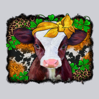 St Patricks Baby Cow With Leopard Background Urban Hoodie | Teevron