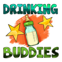 Drinking Buddies With Baby Bottle Long Sleeve Tee | Teevron