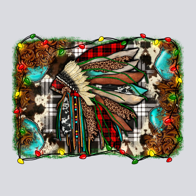 Christmas Indian Headdress Zipper Hoodie by JahusDesignShop | Teevron