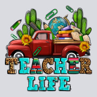 Teacher Life Western Truck And Books Zipper Hoodie | Teevron