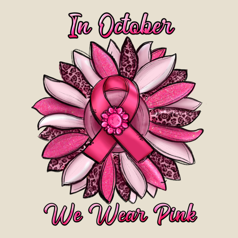 In October We Wear Pink Sunflower Urban Heavy Tee by RanaPortraitStore | Teevron