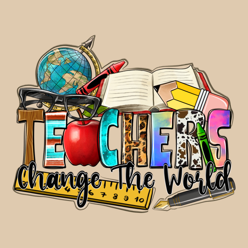 Teachers Change The World Heavyweight Sweatshirt by Zillion Design Studio | Teevron