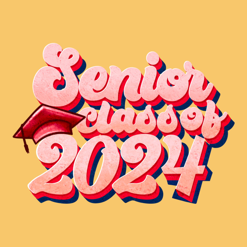 Senior Class Of 2024 Vintage Hoodie by JahusDesignShop | Teevron