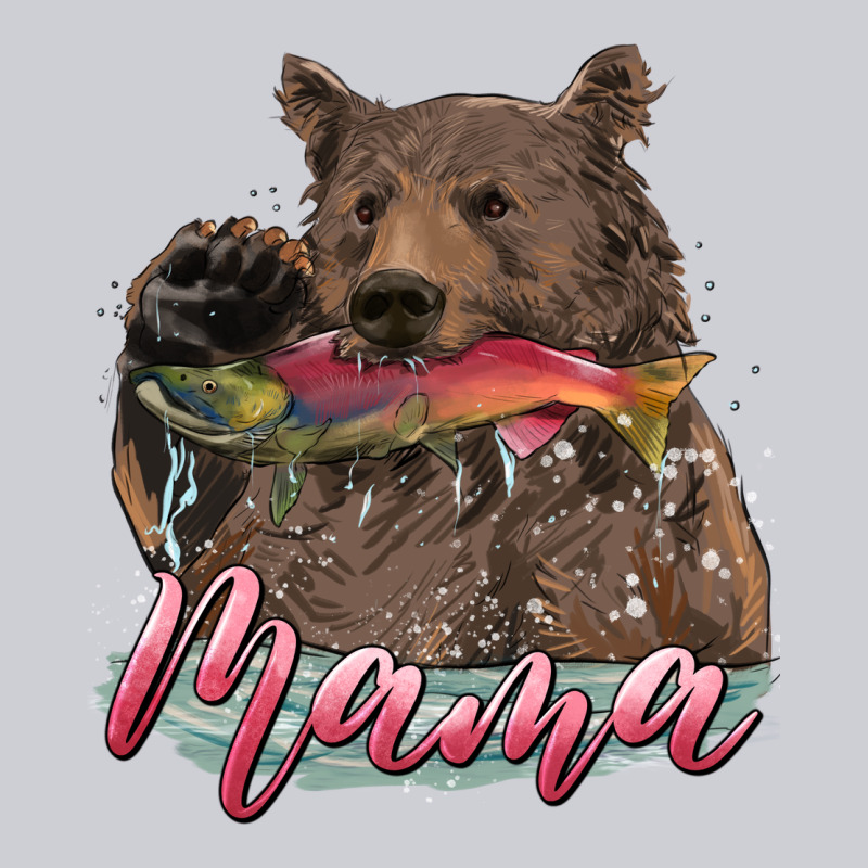 Mother's Day Mama Bear Hunting Fish Heavyweight Sweatshirt by RanaPortraitStore | Teevron