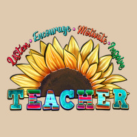Teacher Sunflower Listen Encourage Motivate Inspir Heavyweight Sweatshirt | Teevron