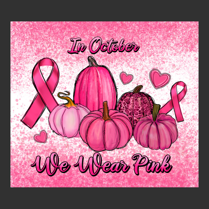 In October We Wear Pink Pumpkin Urban Heavy Tee by RanaPortraitStore | Teevron
